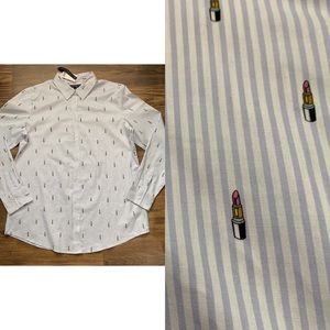 💄Banana Republic Dillon lips button down shirt